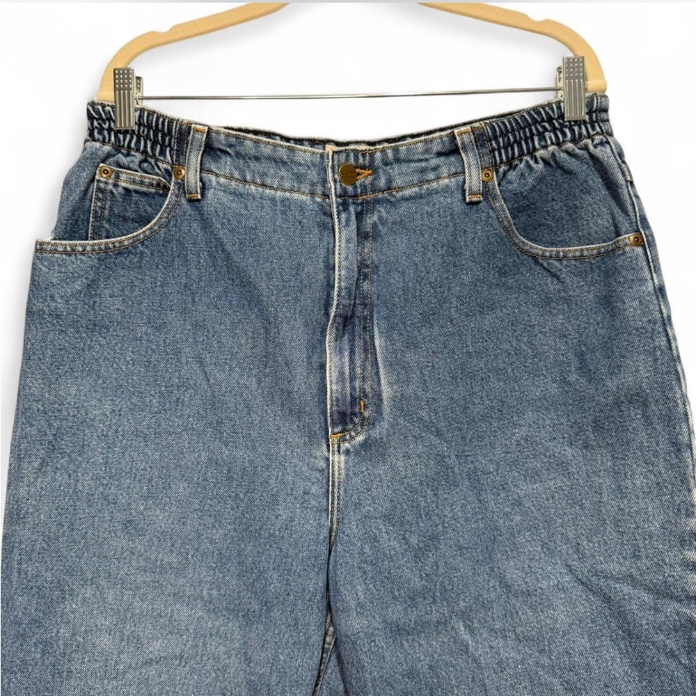 L.L. Bean Jeans Relaxed Straight Leg Comfort Waist, Plus Size 16, Y2K/Vintage - Picture 2 of 13